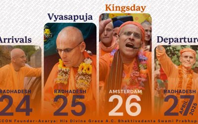 The Vyasa-puja & Kingsday ’25 experience