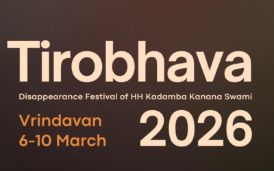Tirobhava Festival 2026 – Vrindavan