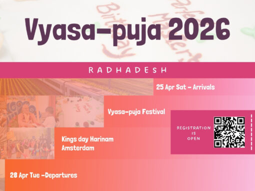 Vyasa-puja and Kingsday 2026