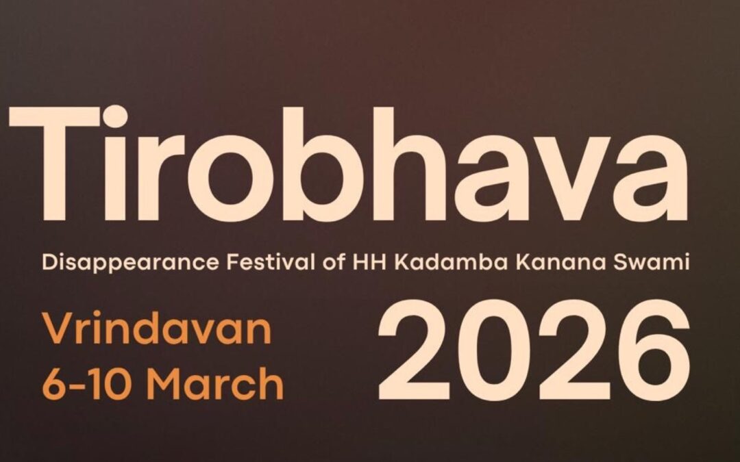 Tirobhava Festival 2026 – Vrindavan