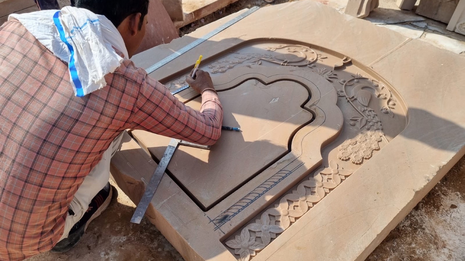 Samadhi monument update: Preparation